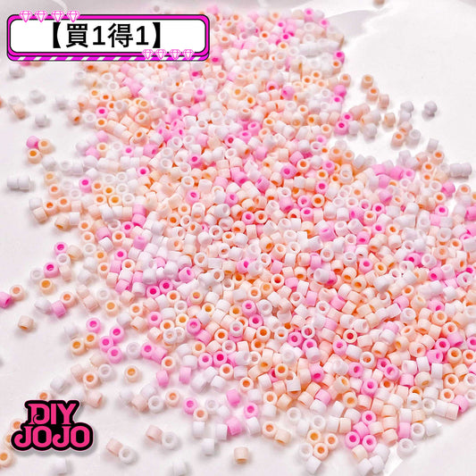 【買1得1】【C2098】アンティークピンク(2')(アンティークビーズ)-高品質ガラス