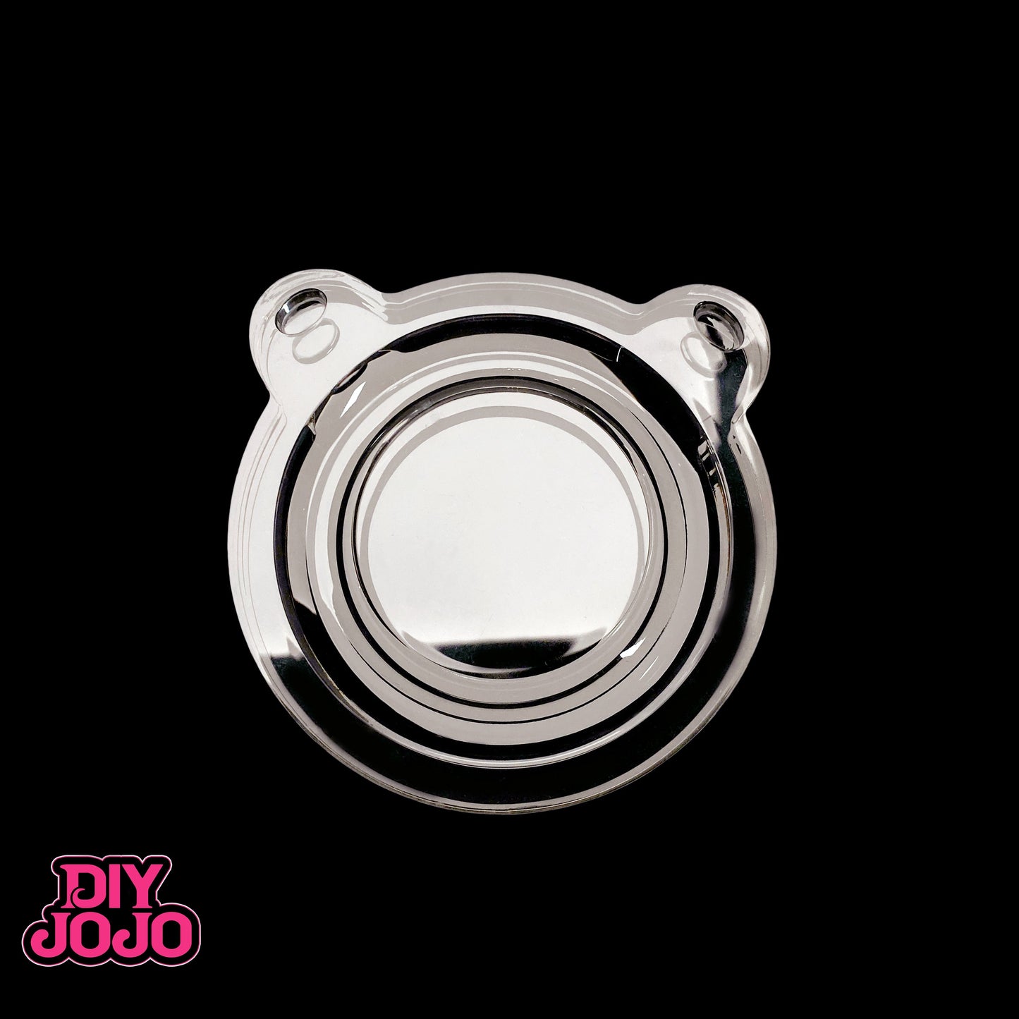 【A3554】透明のアクリルお皿(内径50mm&外径78mm)